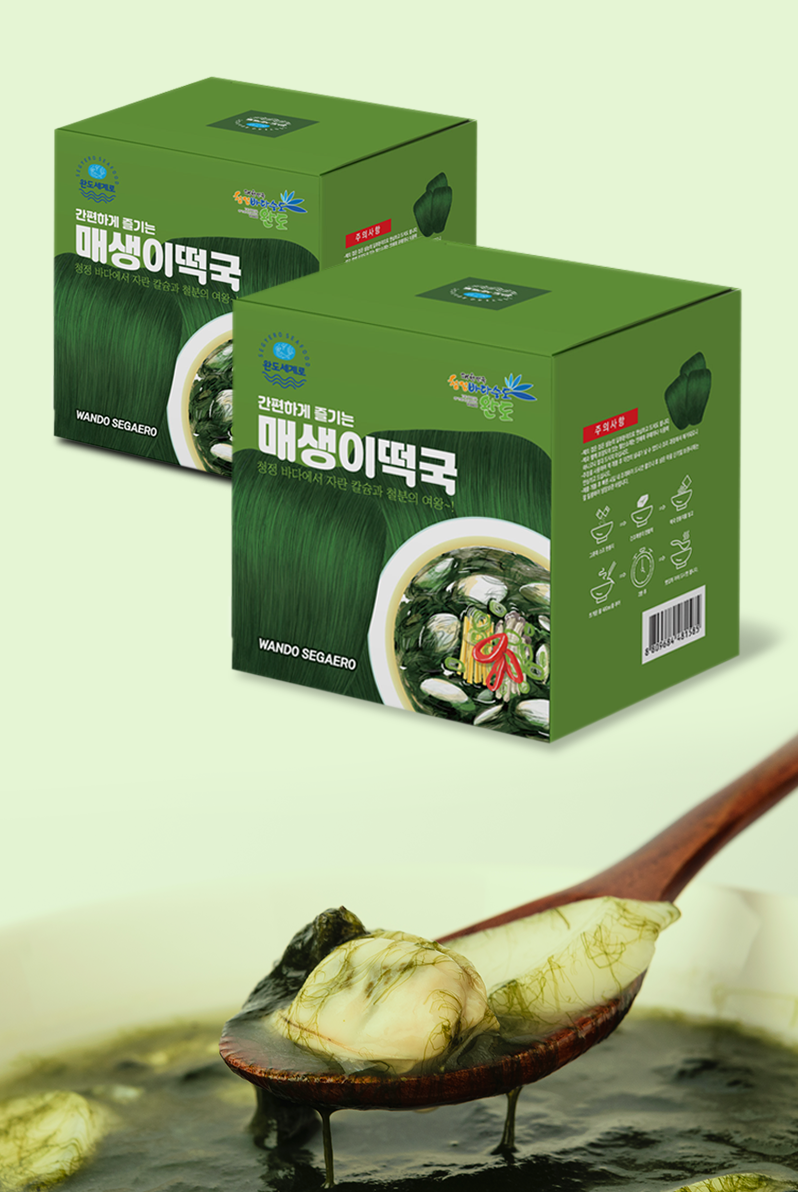 매생이떡국 3개입 패키지 (185g*3)